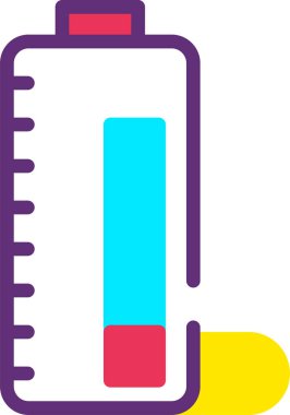 pil ağ simgesi, basit illüstrasyon