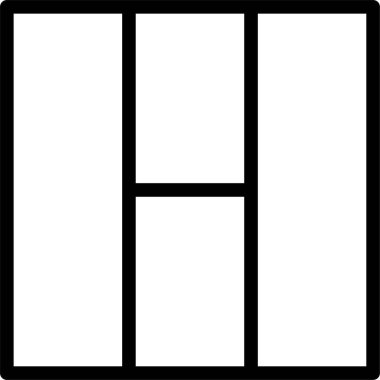 Pencere. Web simgesi basit illüstrasyon