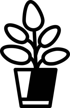 Bitki. Web simgesi basit tasarım