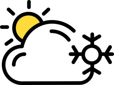 Güneş. Web simgesi basit illüstrasyon