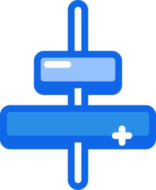 Modern siyah simgenin vektör illüstrasyonu