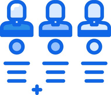 kullanıcı profili simgesi, basit vektör illüstrasyonu 