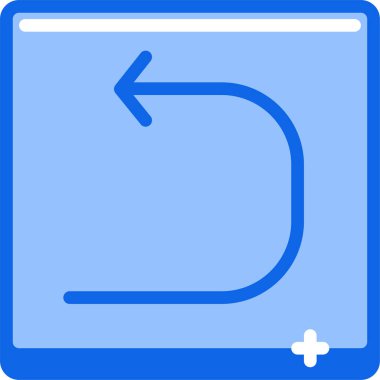 kutu ok web simgesi, basit vektör illüstrasyonu