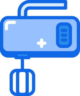 Karıştırıcı. Web simgesi basit illüstrasyon