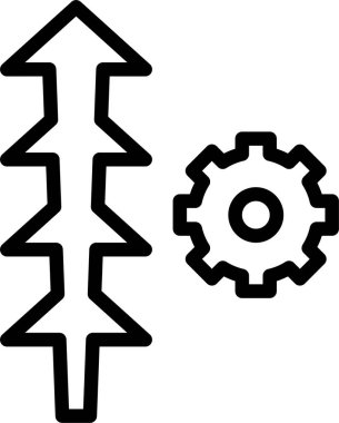 Ayarlama. Web simgesi basit illüstrasyon