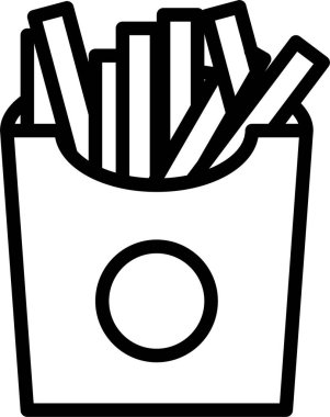 Patates. Web simgesi basit illüstrasyon