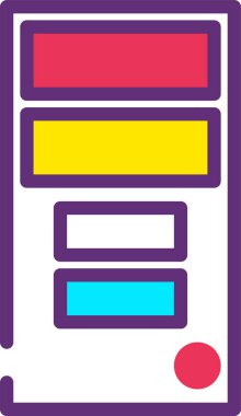 seo modern simgesinin vektör illüstrasyonu