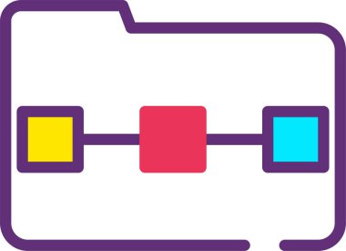 Dizin noktaları simgesi, vektör illüstrasyonu beyaz arkaplanda izole edildi  