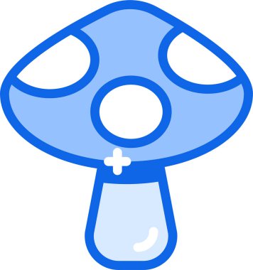 Mantar. Web simgesi basit tasarım 