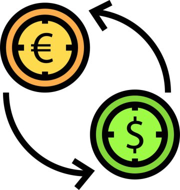 Para için. Web simgesi basit tasarım
