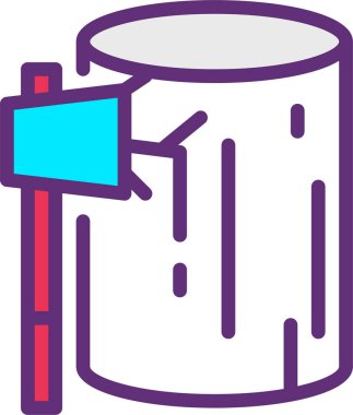 Su. Web simgesi basit illüstrasyon