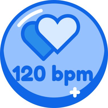 Kalp. Web simgesi basit illüstrasyon