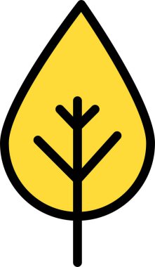 Ağaç. Web simgesi basit illüstrasyon