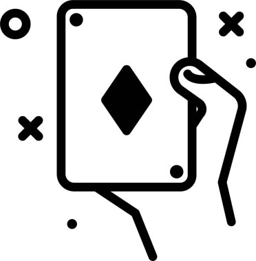 Elmas simgesi, vektör illüstrasyonu