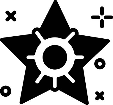 karakter web simgesi, basit vektör illüstrasyonu 