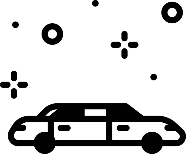 Auto Webová Ikona Jednoduchá Ilustrace — Stockový vektor