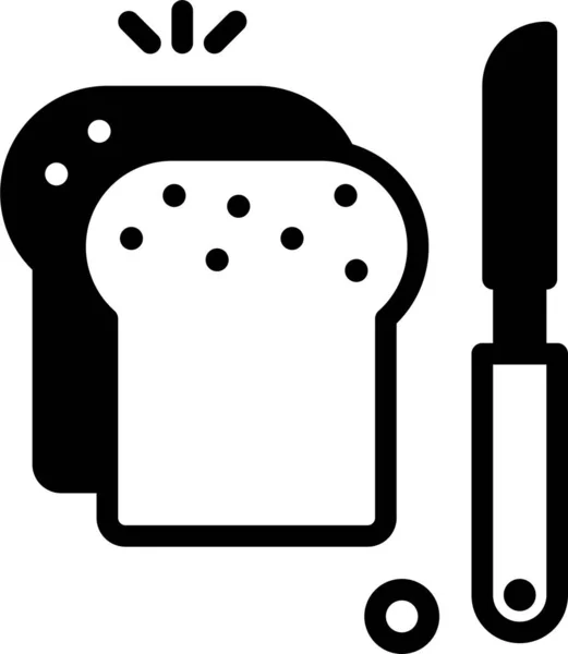 Icono Tela Pan Ilustración Vector Simple — Archivo Imágenes Vectoriales