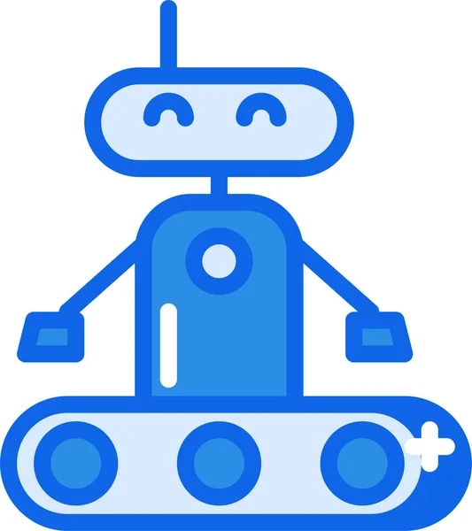 Robot Web Icon Simple Illustration — Stock Vector