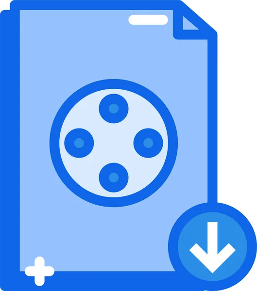 Icon Dateiformat Vektorillustration — Stockvektor