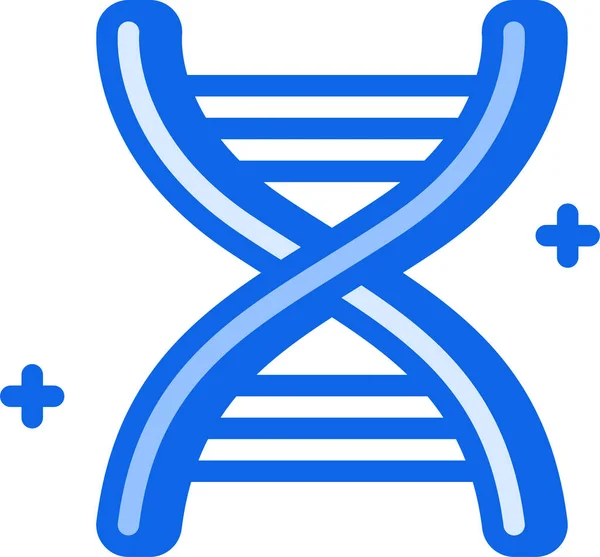 Dna Απεικόνιση Διανύσματος Εικονιδίου Ιστού — Διανυσματικό Αρχείο