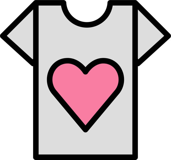 shirt web icon, simple vector illustration