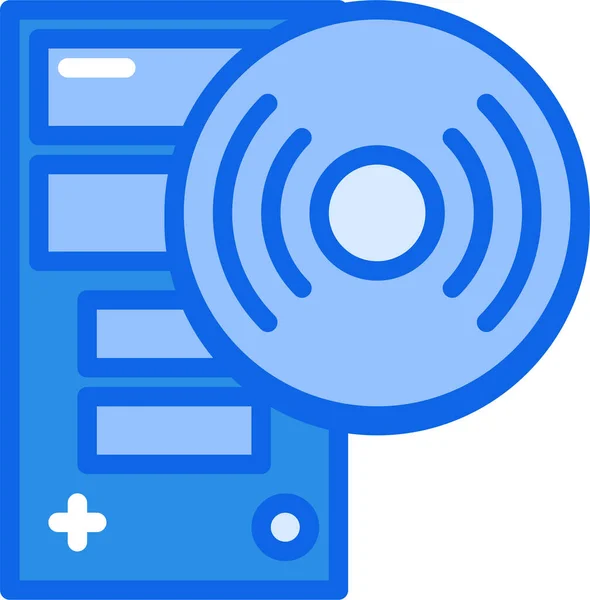 Icona Wifi Illustrazione Vettoriale Piatta Della Tecnologia Wireless — Vettoriale Stock