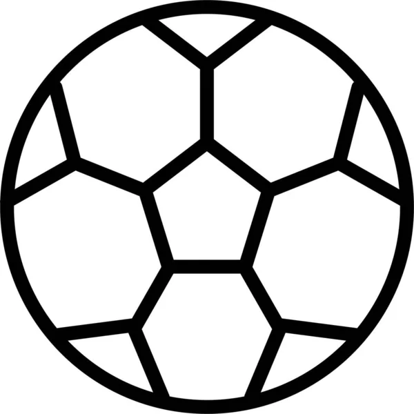 Voetbal Voetbal Vector Illustratie — Stockvector