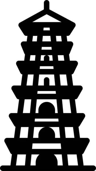 Año Nuevo Chino Icono Vector Ilustración — Archivo Imágenes Vectoriales