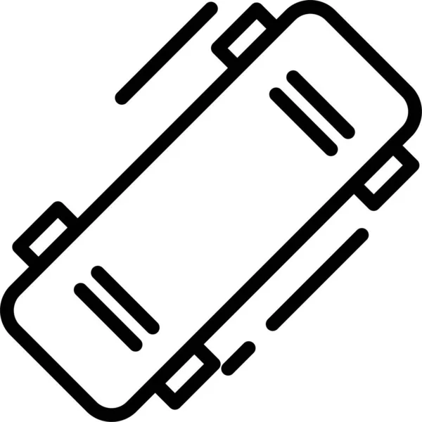 Usb Flash Drive Ícone Ilustração Simples Ícones Vetor Escova Bateria — Vetor de Stock