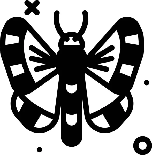 Mariposa Icono Web Ilustración Vector Simple — Archivo Imágenes Vectoriales