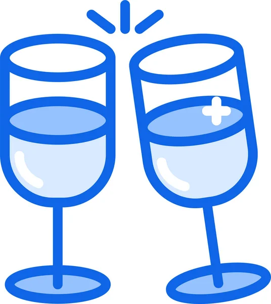 Alkohol Web Icon Vektor Illustration — Stockvektor