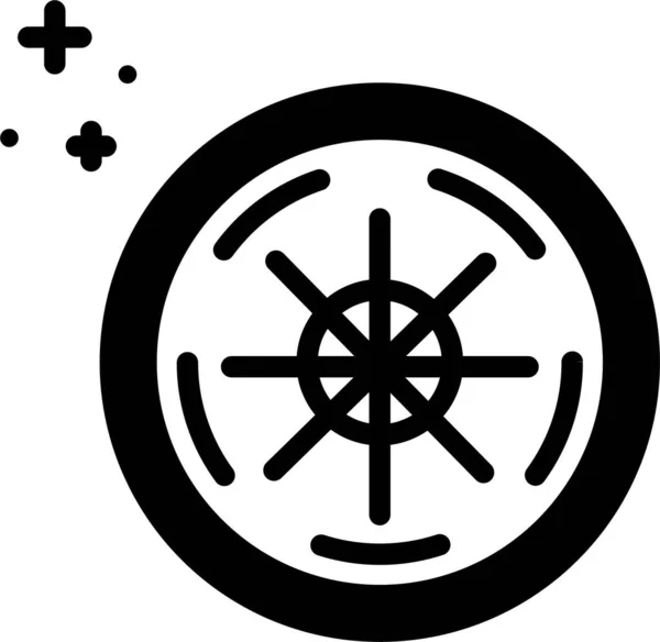 Illustration Des Kompass Symbols — Stockvektor