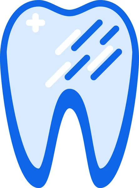 Tandvård Enkel Illustration — Stock vektor