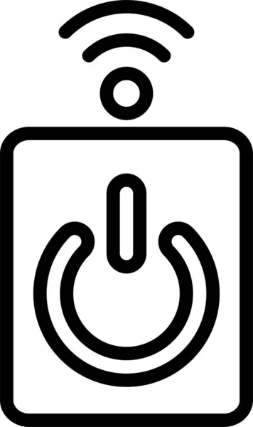 Wifi Icono Web Ilustración Simple — Archivo Imágenes Vectoriales