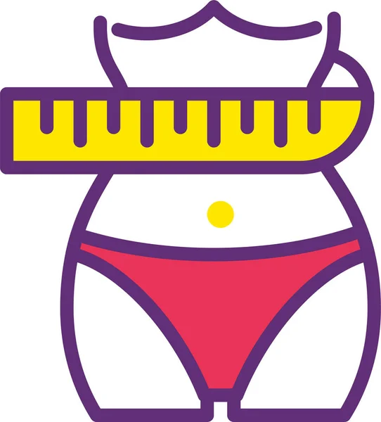 Maillot Bain Icône Web Illustration Simple — Image vectorielle