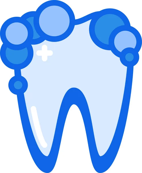 Tandheelkundige Verzorging Eenvoudige Illustratie — Stockvector
