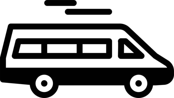 Autobús Icono Web Diseño Simple — Archivo Imágenes Vectoriales