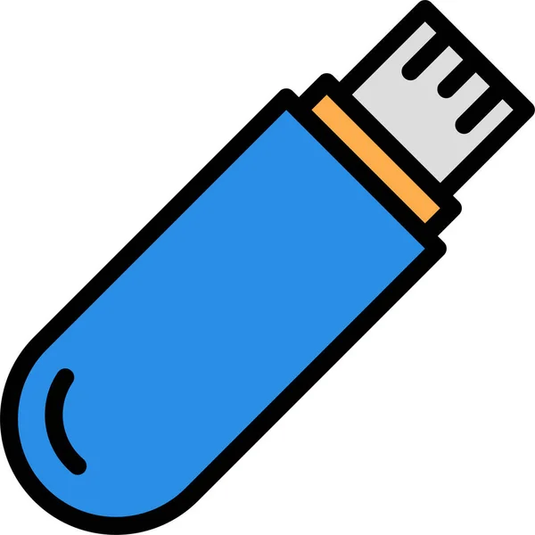 Usb Flash Drive Icon Vektorillustration — Stockvektor