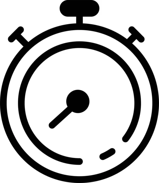 Stopwatch Web Icoon Eenvoudige Illustratie — Stockvector