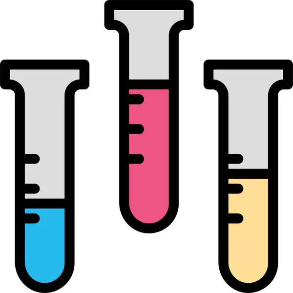 Пробирка Простая Иллюстрация — стоковый вектор