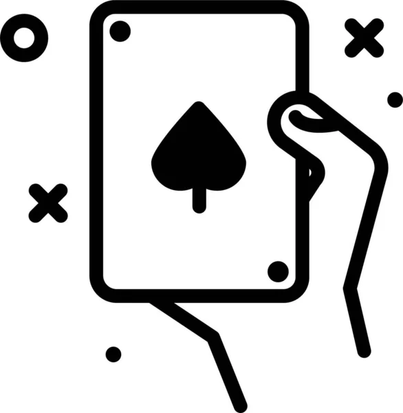 Spiel Web Symbol Einfache Illustration — Stockvektor