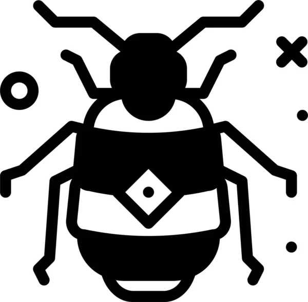 Bug Icône Web Illustration Simple — Image vectorielle