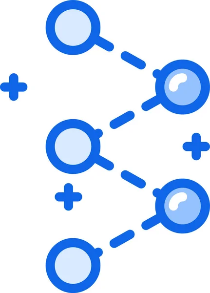 Ikona Wektora Połączenia Medycznego Styl Jest Dwukolorowy Płaski Symbol Niebiesko — Wektor stockowy