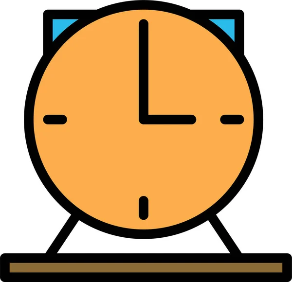 Reloj Icono Web Ilustración Simple — Vector de stock