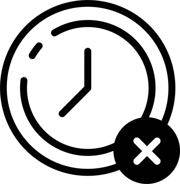 Ist Uhr Web Symbol Einfache Illustration — Stockvektor