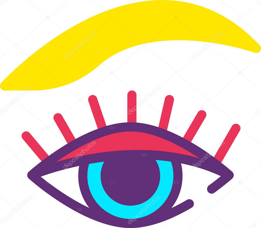 eye. web icon vector illustration