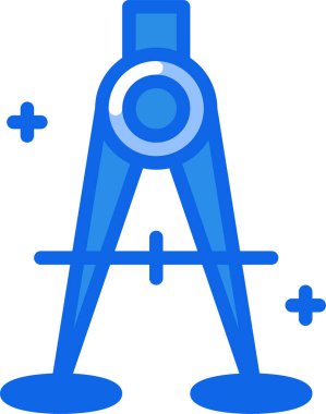 pusula web simgesi, basit vektör illüstrasyonu