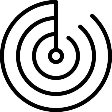 Hedef. Web simgesi basit illüstrasyon