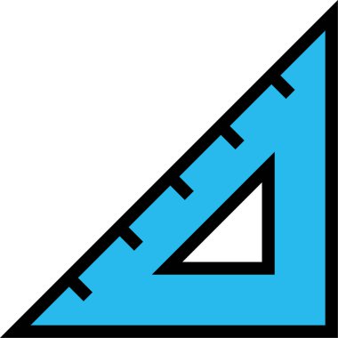 üçgen ağ simgesi basit illüstrasyon 