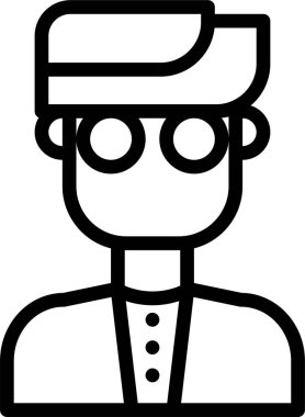 İnek yüzü, vektör illüstrasyonu